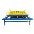 Concrete construction building foundation rebar netting machine